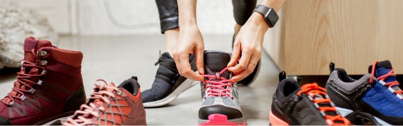 大きい靴のサイズ調整に