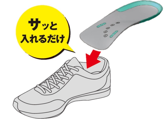 サッと入れるだけ